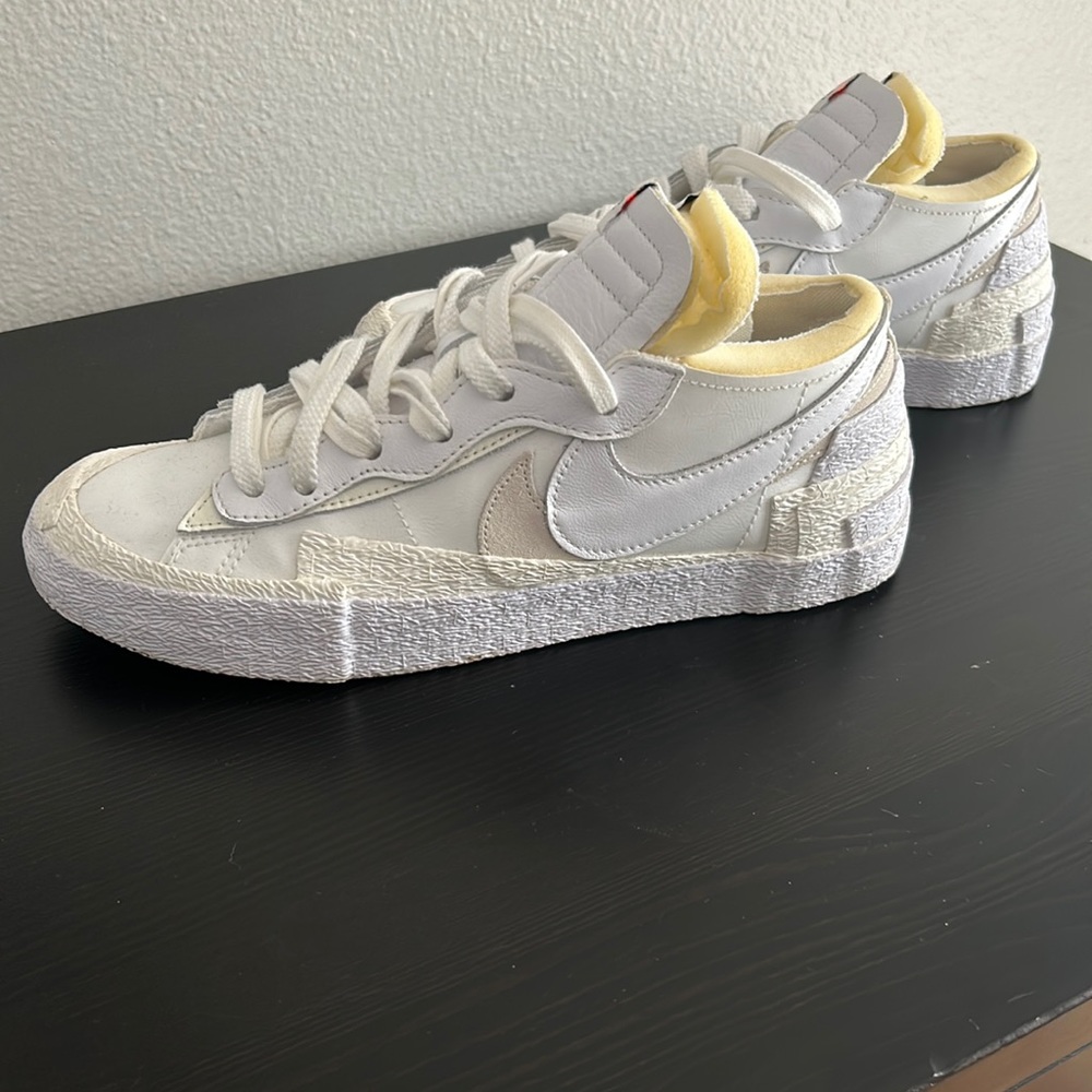 2022 Sacai x Nike Blazer Low- “White Patten”
